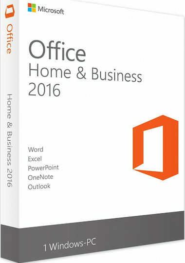 Microsoft Birou Home & Business 2016 Engleză cu Licență Electronică pentru 1 Utilizator T5D-02316