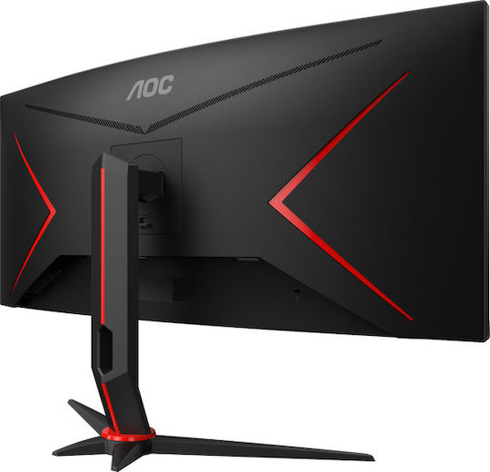 AOC CU34G2X Ultrawide VA Gebogen Spiele-Monitor 34" QHD 3440x1440 144Hz mit Reaktionszeit 4ms GTG