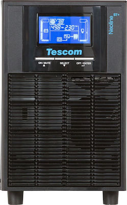 Tescom NeoLine Plus 1101 ST UPS On-Line 1000VA 900W με 3 Schuko Πρίζες