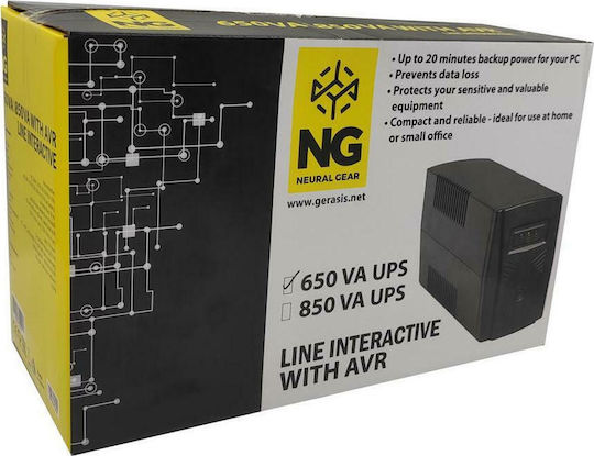 NG UPS650 USB UPS Line-Interactive 650VA 390W cu 2 Schuko Prize