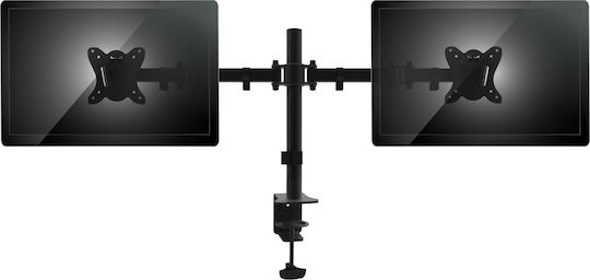 Equip Stand Desk Mounted for 2 Monitors up to 34" with Arm (650152)