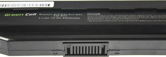 Green Cell Compatible Battery for Asus K53E/K53SC/K53SD/K53SJ with 4400mAh