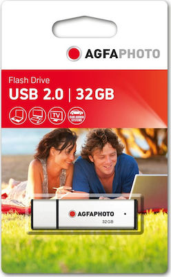 AgfaPhoto 32GB USB 2.0 Stick Ασημί