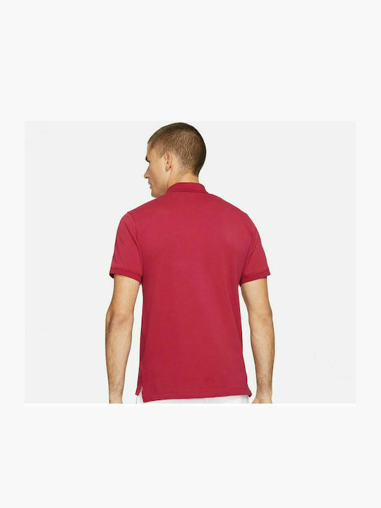 Nike Fc Barcelona Soccer Men's Athletic Short Sleeve Blouse Polo Red