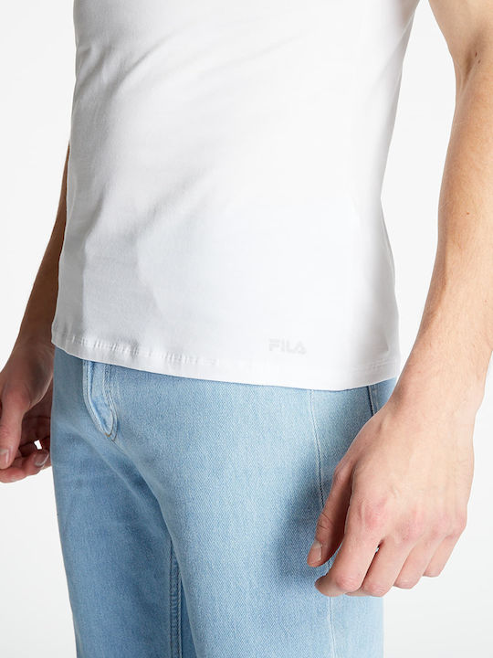 Undershirt Men's Short Sleeve Undershirt White