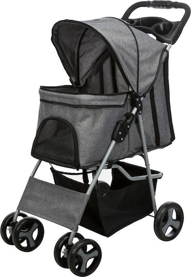 Trixie Buggy Количка за пренасяне на куче / за котка до 15кг Сив Д80xШ47xВ100см.