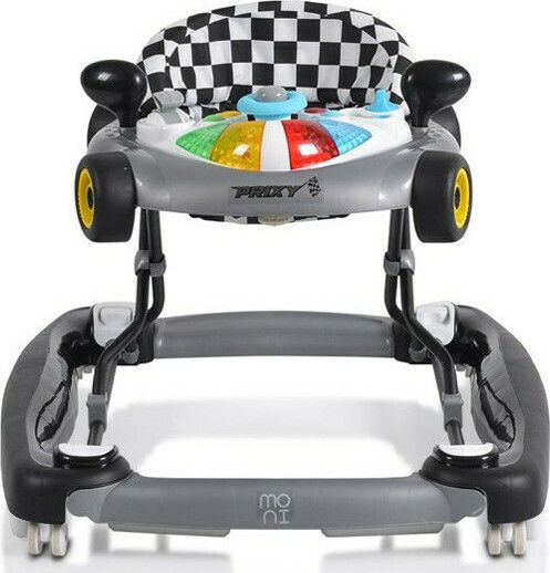 Moni Prixy Baby Walker with Music Gray