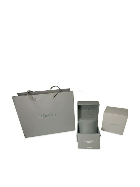 Calvin Klein Posh Men's Watch 43mm Chronograph Battery with Black Leather Strap