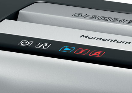 Rexel Distrugător de Documente Momentum X410 P4 Tăiere transversală 10 Foi cu Coș 23lt