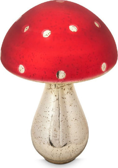PiP Studio Decorative Mushroom Mushroom made of Glass Red/Silver 40cm 1pcs