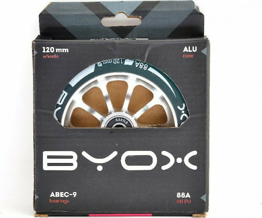 Byox Wheel for Kids Scooter with ABEC-9 Silver 110mm