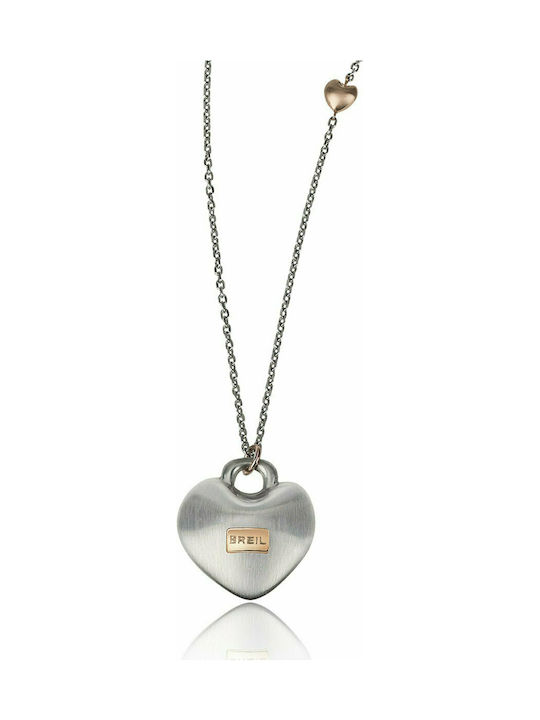 Breil Necklace with design Heart from Steel Kilos Of Love