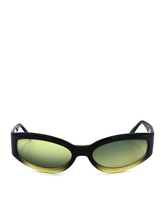 Vogue Sunglasses Μαύρα with Acetate Frame & Green Lens Vogue Sunglasses Μαύρα with Acetate Frame & Green Lens