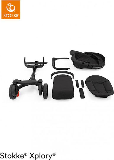 Stokke Xplory X Baby Stroller Suitable for Newborn Ruby Red 13.4kg