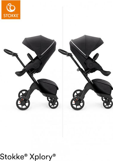 Stokke Xplory X Καρότσι Μωρού Kατάλληλο για Nεογέννητο Rich Black 13.4kg