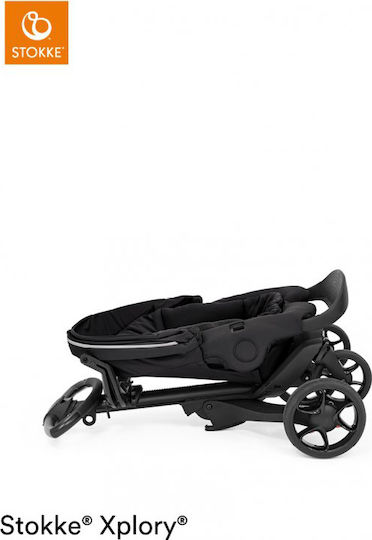 Stokke Xplory X Καρότσι Μωρού Kατάλληλο για Nεογέννητο Rich Black 13.4kg