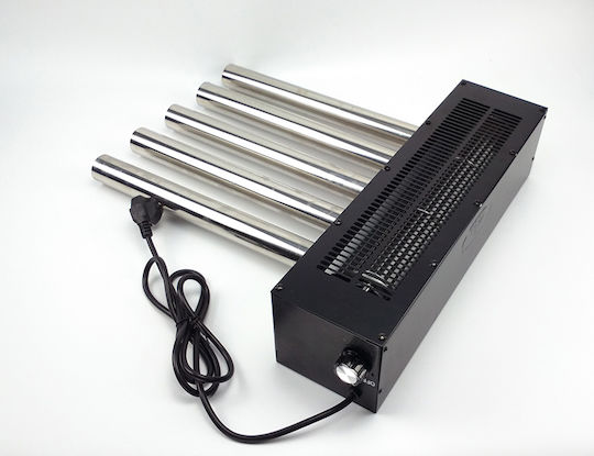 Diamandino DM-1402 Εναλλάκτης Τζακιού 50W Inox Μ67xΥ50xΒ65-95εκ.
