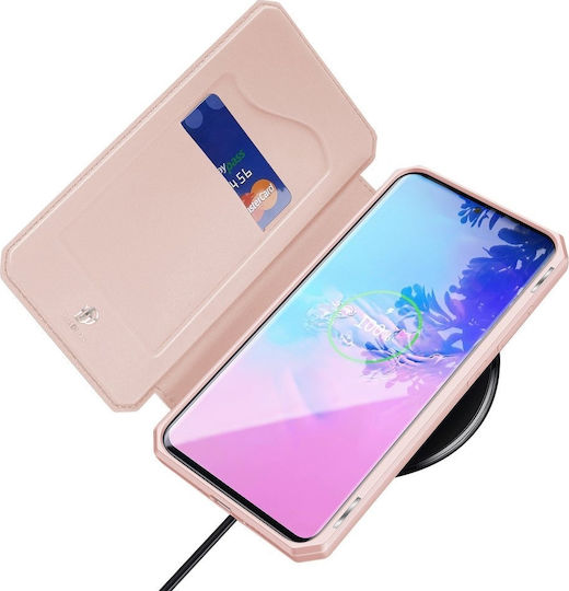Dux Ducis Skin X Book Δερματίνης Ροζ Χρυσό (Galaxy S20 Ultra)