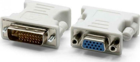 Aculine AD-019 Конвертор DVI-I мъжки към VGA женски Черен 1бр