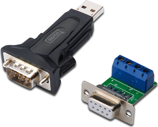 Digitus Μετατροπέας USB-A male σε Serial female 1τμχ DA-70157