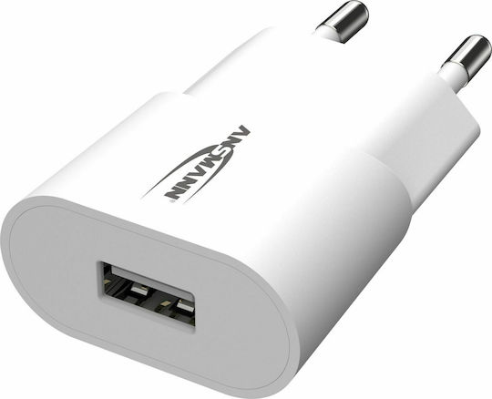 Ansmann Зарядно без кабел с USB-A порт Бял (HC105)