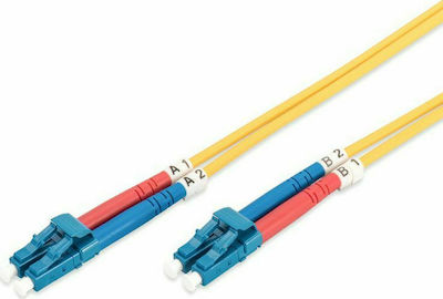 Digitus Fiber Optic Cable LC-LC 1m Yellow 1pcs