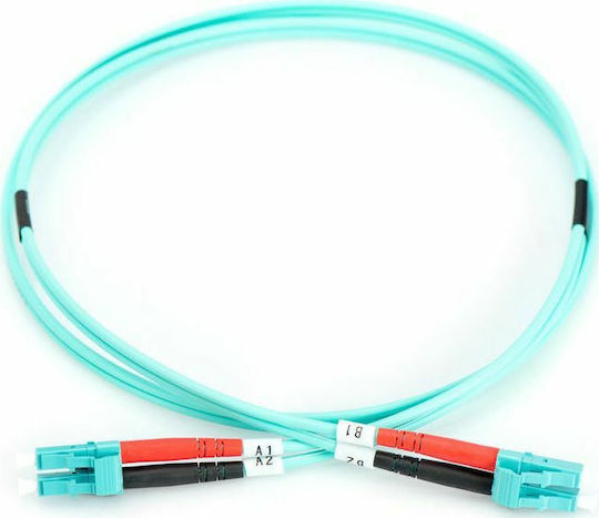 Digitus Fiber Optic Cable LC-LC 10m Turquoise 1pcs