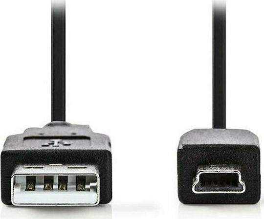 Nedis USB 2.0 Cable USB-A male - mini USB-B male 3m (CCGP60300BK30)