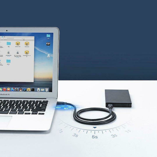 Ugreen 2m USB 3.0 Cable A-Male Gray (10371)