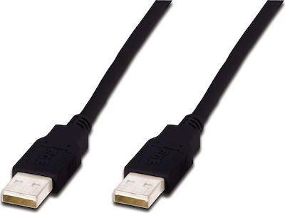 Digitus 1m USB 2.0 Cable A-Male (AK-300100-010-S)