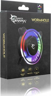 White Shark Wormhole Ventilator Carcasă 120mm cu Iluminare RGB și Conexiune 4-Pin PWM 1buc