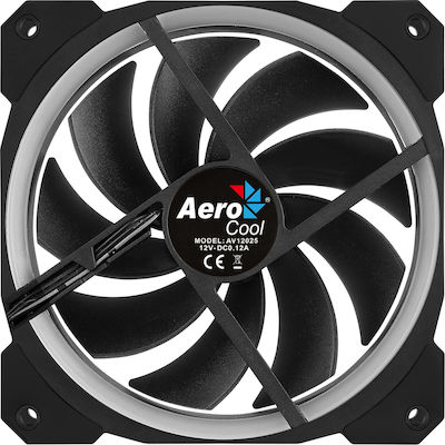 Aerocool Orbit RGB Case Fan 120mm (1200rpm / 55.9cfm) με Σύνδεση 3-Pin