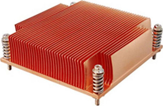 Inter-Tech K129 Παθητική Ψύκτρα Επεξεργαστή για Socket 115x Πορτοκαλί