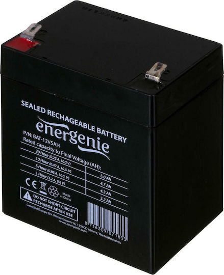 Energenie Μπαταρία UPS με Χωρητικότητα 5Ah και Τάση 12V BAT-12V5AH 1τμχ
