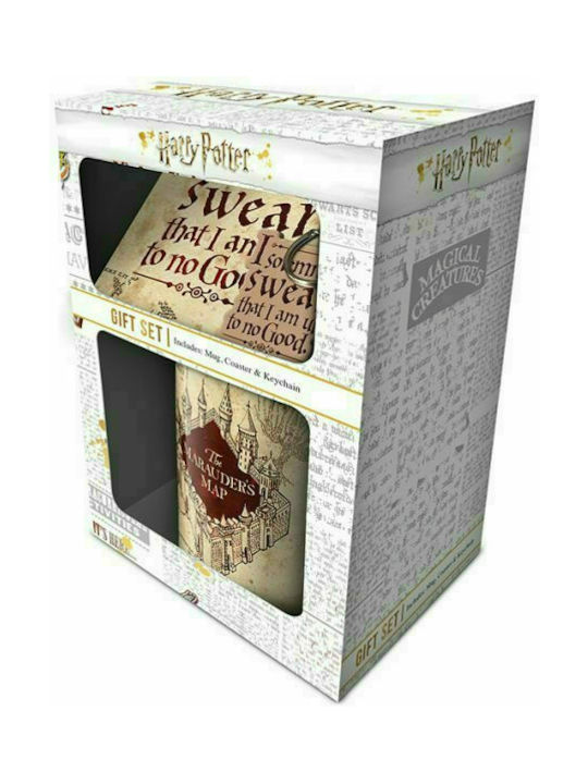 Pyramid International Marauders Map Промяна на топлината Чаша Керамично Бежов