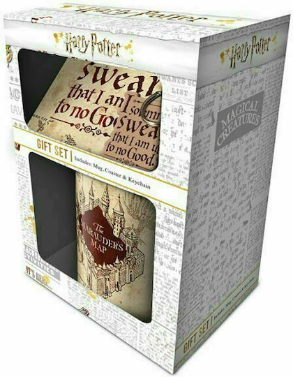 Pyramid International Marauders Map Wärmewechsel Becher Keramik Beige