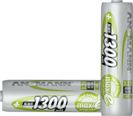 Ansmann Επαναφορτιζόμενες Μπαταρίες AA Ni-MH 1300mAh 1.2V 4τμχ