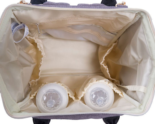 Kikka Boo Diaper Bag Siena Brown 27x21x42cm.