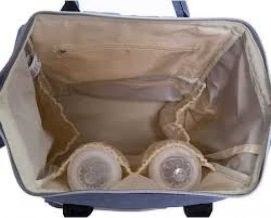 Kikka Boo Diaper Bag Siena Black - Gold 27x21x42cm.