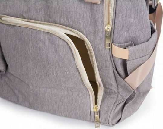 Kikka Boo Diaper Bag Siena Black - Gold 27x21x42cm.