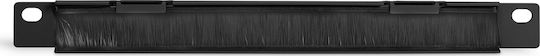Digitus Πάνελ Βούρτσας για Rack 10" Μαύρο