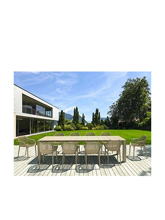 Outdoor Chair Polypropylene Air XL Taupe 57x60x81cm