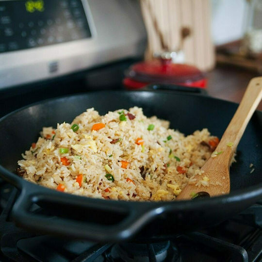 Lodge Wok din Fontă 34cm