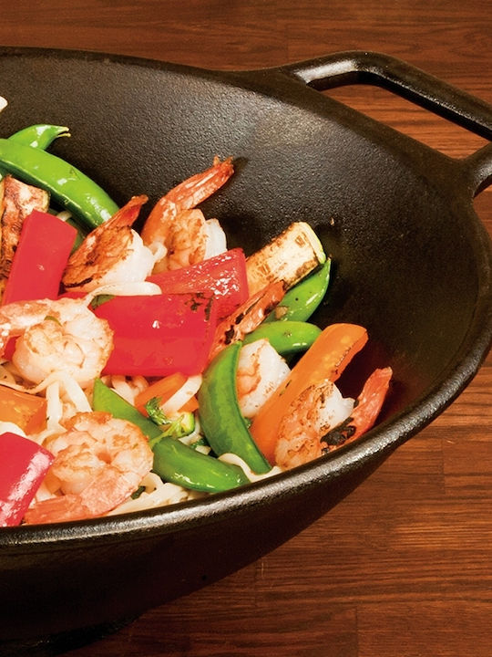 Lodge Wok made of Cast Iron 34cm