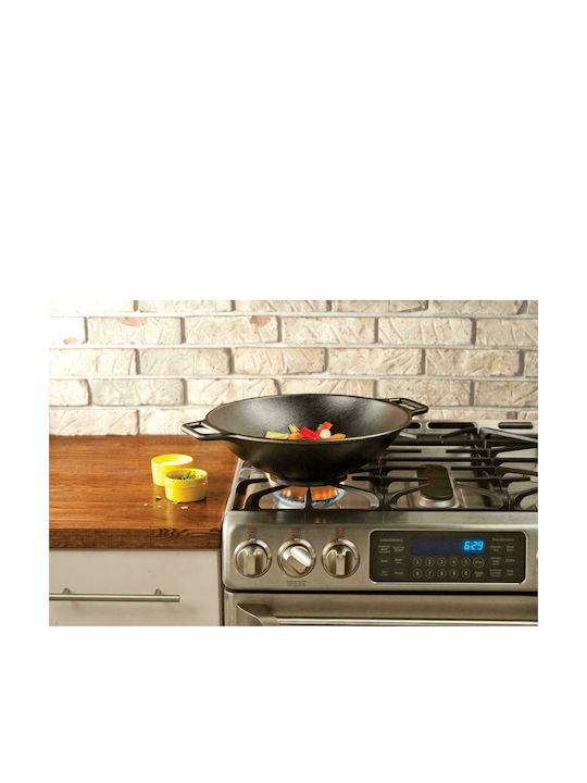 Lodge Wok made of Cast Iron 34cm
