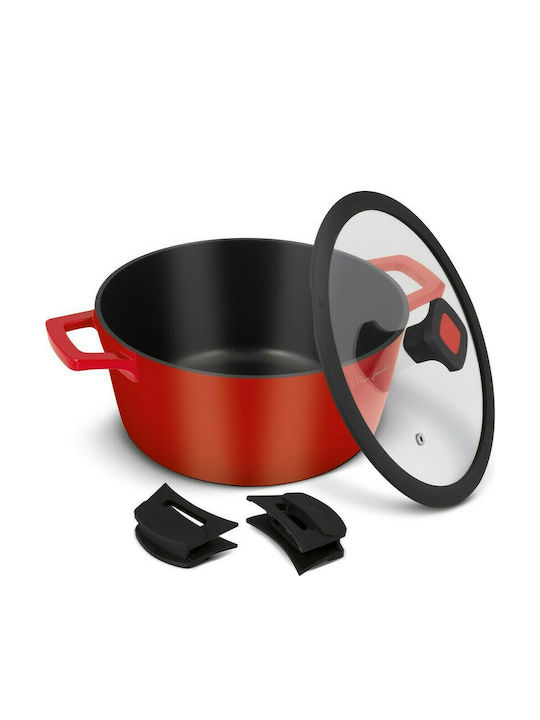 Lamart Alue Deep Pot made of Cast Aluminum 6lt / 28cm