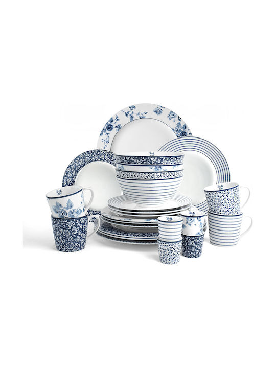Laura Ashley Blueprint Cană din Porțelan Candy Stripe 220ml