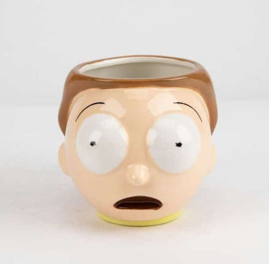 3D Morty Smith Rick and Morty Κούπα Κεραμική Μπεζ 500ml