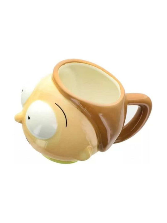 3D Morty Smith Rick and Morty Mug Ceramic Beige 500ml