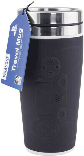 Paladone PlayStation - Controller Ποτήρι Θερμός Ανοξείδωτο 450ml Μαύρο